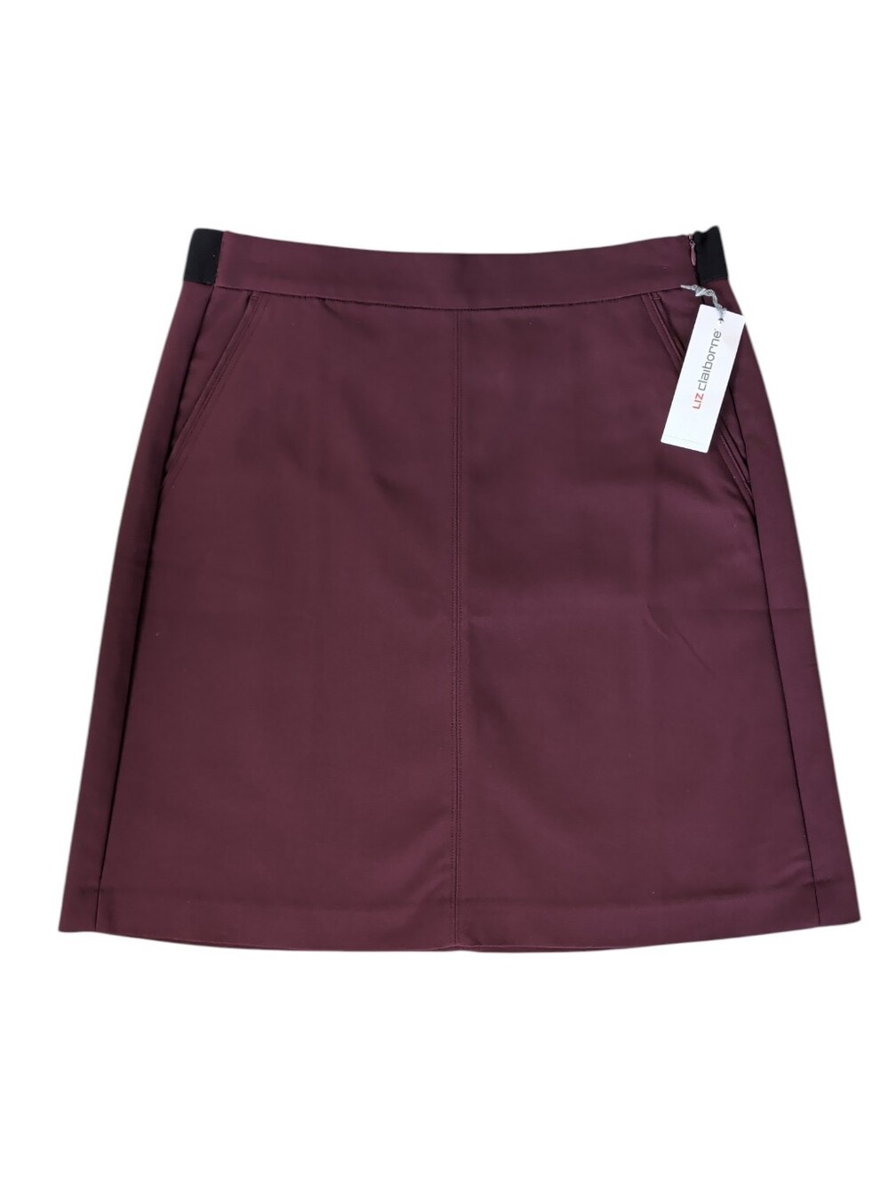 NWT Liz Claiborne Business A-Line Skirt 10 Wine Tasting Pockets